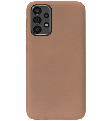 ADEL Siliconen Back Cover Softcase Hoesje voor Samsung Galaxy A13 - Bruin