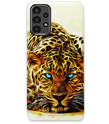 ADEL Siliconen Back Cover Softcase Hoesje voor Samsung Galaxy A13 - Tijger