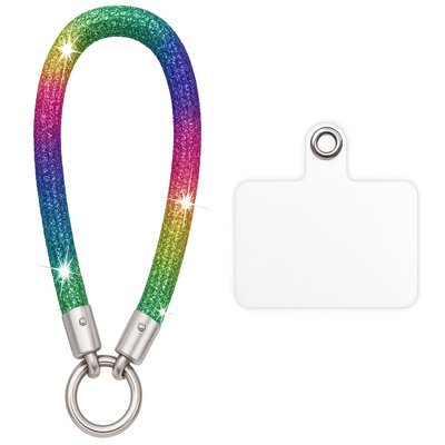 Telefoonkoordje Kort Bling Regenboog