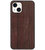 ADEL Siliconen Back Cover Softcase Hoesje voor iPhone 13 - Hout Design Bruin