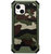 ADEL Kunststof Bumper Case Hoesje voor iPhone 13 - Camouflage Groen