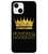 ADEL Siliconen Back Cover Softcase Hoesje voor iPhone 13 - King Koning