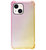ADEL Siliconen Back Cover Softcase Hoesje voor iPhone 13 - Kleurovergang Roze Geel