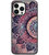 ADEL Siliconen Back Cover Softcase Hoesje voor iPhone 13 Pro Max - Mandala Bloemen Rood
