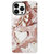 ADEL Siliconen Back Cover Softcase Hoesje voor iPhone 13 Pro Max - Marmer Rood