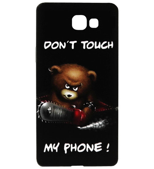 ADEL Siliconen Back Cover Softcase Hoesje voor Samsung Galaxy A3 (2017) - Don't Touch My Phone Beer