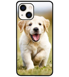 ADEL Siliconen Back Cover Softcase Hoesje voor iPhone 13 - Labrador Retriever Hond